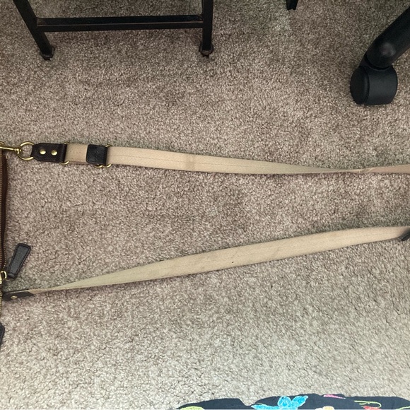 Coach Brown and Tan Crossbody Bag - Picture 7 of 8